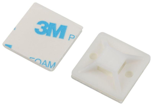 Площадка самоклеящаяся под хомуты 20х20мм NO-225-307 бел. (уп.10шт) Эра Б0066723