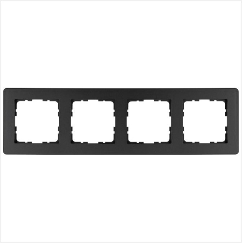 Рамка 4-м G-Flex антрацит Jasmart G1104B