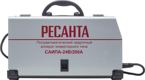 Инвертор сварочный полуавтомат. САИПА-24В/200А MIG 6в1 Ресанта 65/110