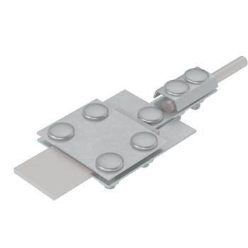 Соединитель контрольный универсальный UKS-B40-D5-8 INOX304 полоса до 40мм пруток d5-8мм нерж. сталь КМ MA0080