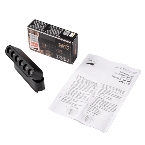 Светильник светодиодный трековый Метр (MTR)16 1306R 6Вт 3000К IP20 spot 36град. BL низковольтный черн. Pro JazzWay 5056954