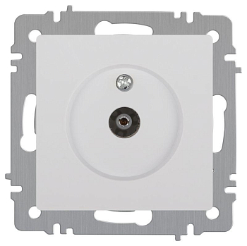 Розетка Intro Accent 6-301-01 TV одиночная IP20 СУ бел. Intro Б0063601