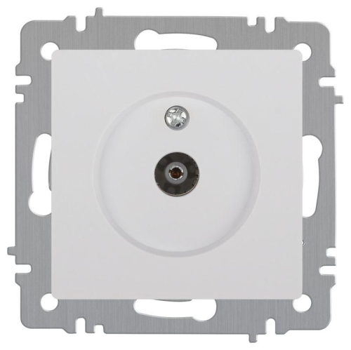 Розетка Intro Accent 6-301-01 TV одиночная IP20 СУ бел. Intro Б0063601