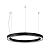 Светильник светодиодный SP-CIRCLE-HANG-O3535-D500-30W Warm3000 (RAL9005 120 deg 230В) IP40 LED алюм. Arlight 049360
