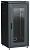 Шкаф сетевой 19дюйм LINEA N 28U 600х600мм стекл. передн. дверь черн. ITK LN05-28U66-G