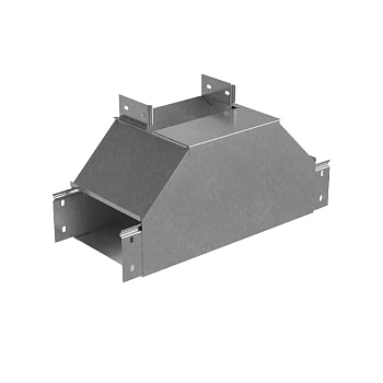 Отвод для лотка Т-образ. вертикал. 100х500мм вверх с разворотом трассы на 90град. "ПЛЮС" HD85 КМ PL18210