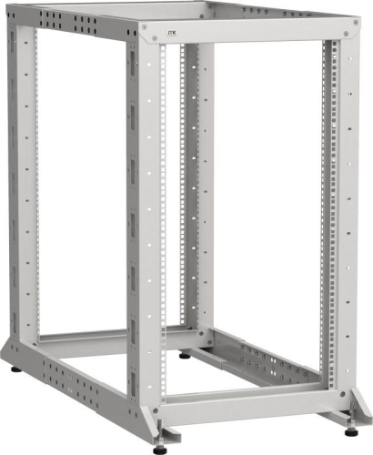 Стойка 2-рамная 52U 600х600-1000мм сер. LINEA F ITK LF35-52U61-2GM