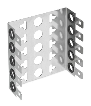 Рама (монтажный хомут) FW-50 глубиной 50мм для крепления 5-и плинтов типа Krone Cabeus 7240c