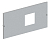 Панель с вырезом для T4 A3 T5 горизонт. установки (аппарат смещен) 250х600 ABB 9CNB00000000883