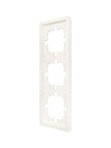 Рамка 3-мест. горизонт. ZIMA слон. кость LEZARD 704-9000-148