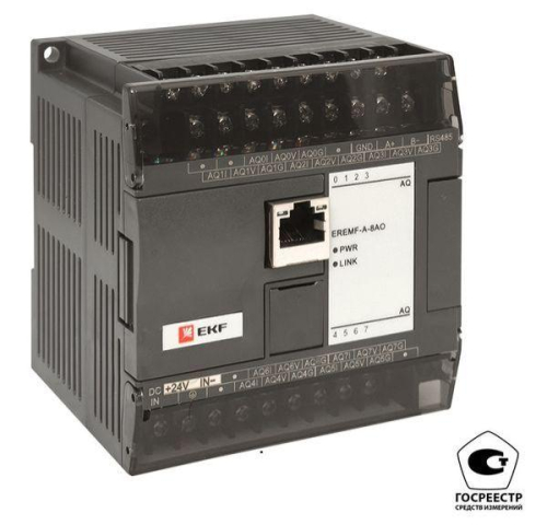 Модуль аналогового вывода EREMF 8 PRO-Logic (с поверкой) EKF EREMF-A-8AO-V