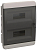 Корпус пластиковый ЩРВ-П-24 IP41 черн. прозр. дверь TEKFOR IEK TF5-KP12-V-24-41-K01-K03