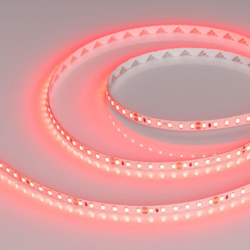 Лента светодиодная RT-A120-8mm 24V Red 9.6Вт/м IP20 2835 (уп.5м) Arlight 008781(2)