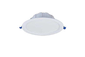 Светильник светодиодный FD 10 R 18W OP 940 D150 WH IP44 185х40мм 18Вт 4000К Ra 90 IP44 встраив. бел. даунлайт Русский Свет 11041023233