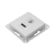 Розетка СП Эпика HDMI + RJ45 кат.5 механизм алюм. EKF UP1-SOA-HDMI+RJ45