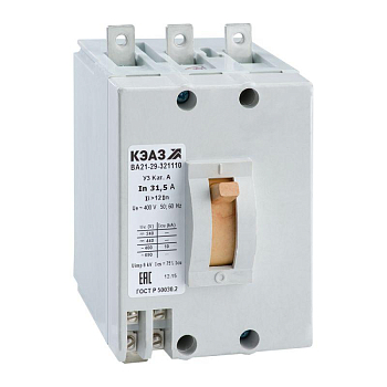 Выключатель автоматический ВА21-29-341810-16А-12Iн-400AC-НР220AC/DC-IP54-У2 КЭАЗ 308506