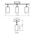 Светильник PCL-0403 3xGU10 IP20 230В WH настен./потолочн. декор. под лампу JazzWay 5066663