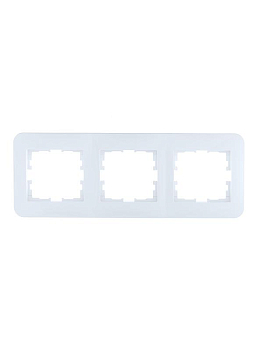 Рамка 3-м ASTI горизонт. бел. LEZARD 7081-0200-148