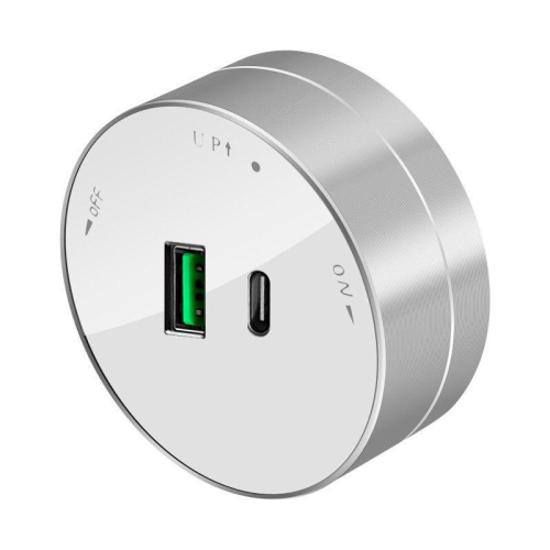 Розетка MultiTrack с 2-мя заряд. устройствами USB тип А+С 18Вт 5В/3А бел. SE MTK13003W