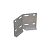 Соединитель регулируемый горизонтальный для лестничного лотка H150 сталь1.2мм N КМ LO42205
