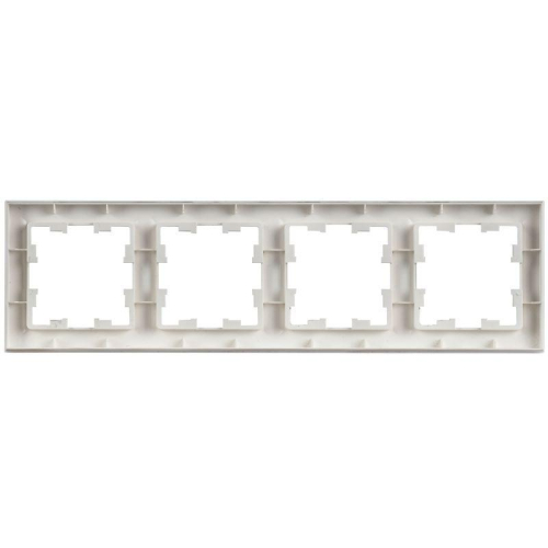 Рамка 4-м BRITE РУ-4-БрАБ арктич. бел. IEK BR-M42-K91