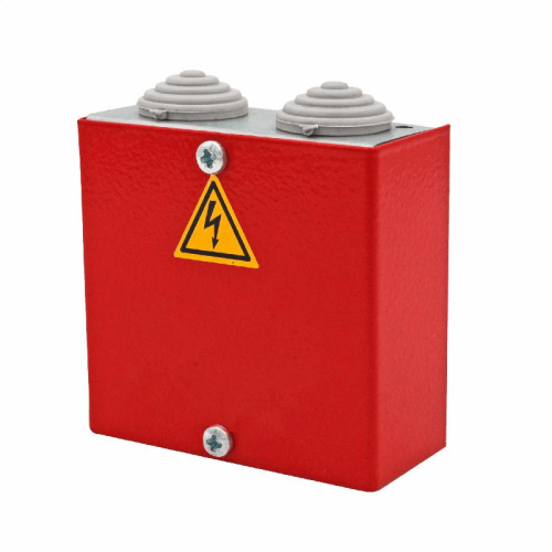 Коробка распределительная огнестойкая 80х80х35мм IP41 FIREFORT КРОПС-ST1 FRJB-KM-ST1-6-04-КРОПС-IP41 для кабелей до 6кв.мм 4 клеммы КМ KR0083