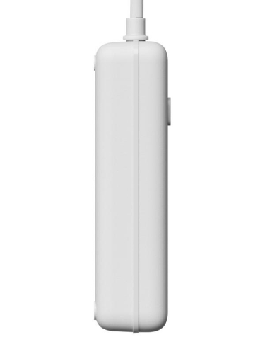 Удлинитель с сетевым фильтром 3х1.5м 10А 4USB + 2USBC 2500Вт ПВС 3х1 прямоуг. бел. КОСМОС FKsm1.5m-3gPF(W)USB