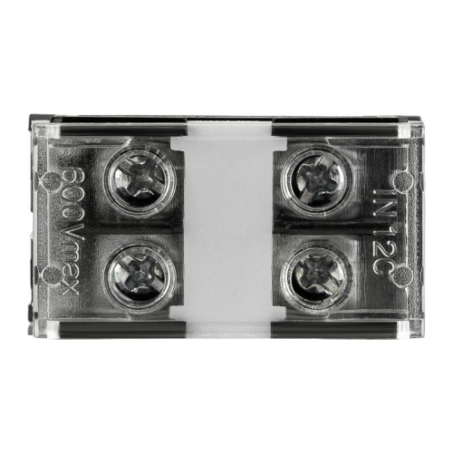 Блок зажимов клеммный БЗД 2х-полюсный 2.5кв.мм 20А на DIN-рейку Rexant 11-2165