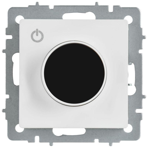 Термостат электронный BRITE СП ТС10-1-БрАБ с индикацией механизм арктич. бел. IEK BR-RT11-K91