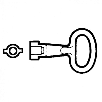 Ключ для замка с двойной бороздкой 5мм SchE NSYLDB5