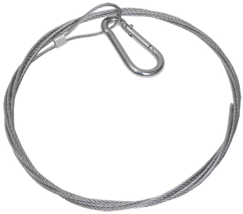 Трос стальной с карабином 10м IEK CLP1M-SRC-2-10