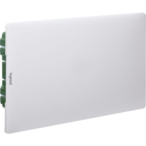 Щиток распределительный СП Practibox3 IK 07 1 рейка 18мод. с клеммник. заземл. IP40 бел. дверь Leg 401716