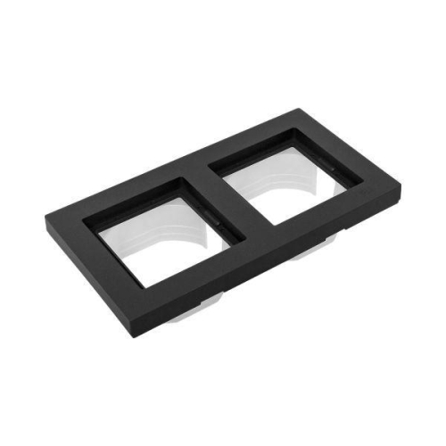 Рамка 2-м Эпика IP44 пластик черн. EKF UP1-FPB-02-44