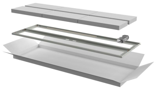 Дверь перфорированная двустворч. для шкафа LINEA N 33U 600мм сер. ITK LN35-33U6X-D2P