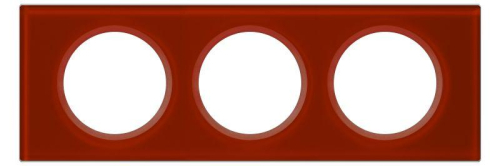 Рамка 3-м Celiane смальта кармин Leg 069473