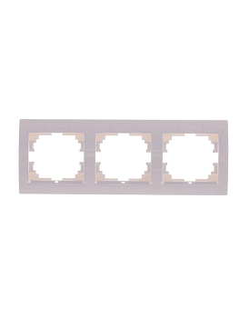 Рамка 3-м Deriy горизонт. бел. LEZARD 702-0200-148
