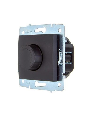 Механизм светорегулятора СП 1000Вт ASTI черн.бархат LEZARD 7081-4288-157