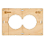 Шаблон для подрозетников c 2 отв. d72мм Expert EKF sh-d72-2