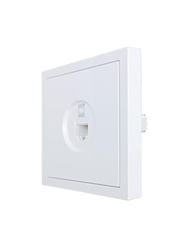 Розетка компьютерная 1-м СП ZIMA IP20 механизм бел. LEZARD 704-0288-140