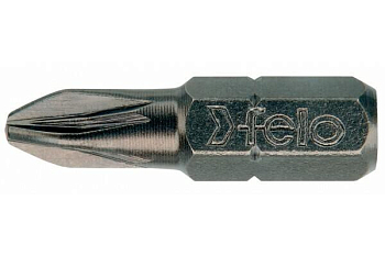 Бита крестовая Industrial PZ 1х25 10шт в пластиковом боксе FELO 02101016