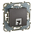 Механизм розетки телеф. СП Unica Top 1хRJ11-4вход графит SchE MGU5.492.12ZD