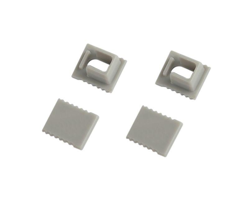 Набор заглушек 0709-3 для профиля 0709 2шт глухие 2шт с отверстием Эра Б0062825