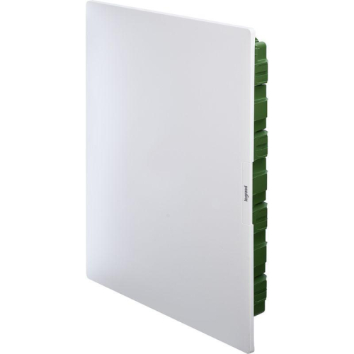 Щиток распределительный СП Practibox3 IK 07 3 рейки 54мод. с клеммник. заземл. и нейтрали IP40 бел. дверь Leg 401768