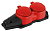 Колодка ЭРА KX-2e-RED-IP44 каучуковая с заземлением 2 розетки 16A IP44 красн. Эра Б0068443