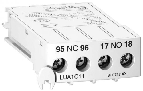 Контакт дополнительный 1НО+1НЗ c клем. SchE LUA1C11