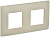 Рамка 2-м SKANDY SK-F01B беж. IEK SK-M22-K10