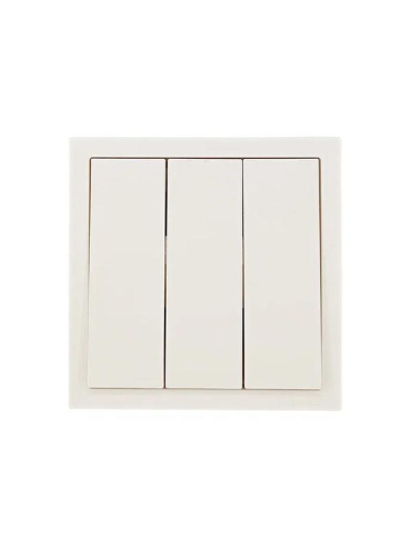 Выключатель 3-кл. СП ZIMA IP20 10А безвинт. зажим слон. кость LEZARD 704-9088-109QC