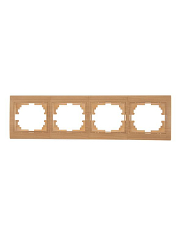 Рамка 4-м Mira горизонт. ясень LEZARD 701-4700-149