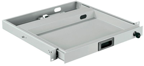 Полка выдвижная клавиатурная 19дюйм 1U 400мм сер. by ZPAS ITK ZP-SS35-K-1U-45