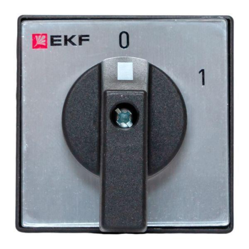 Переключатель кулачковый ПК-1-12 2п 10А "0-1" IP65 EKF pk-1-12-10-65